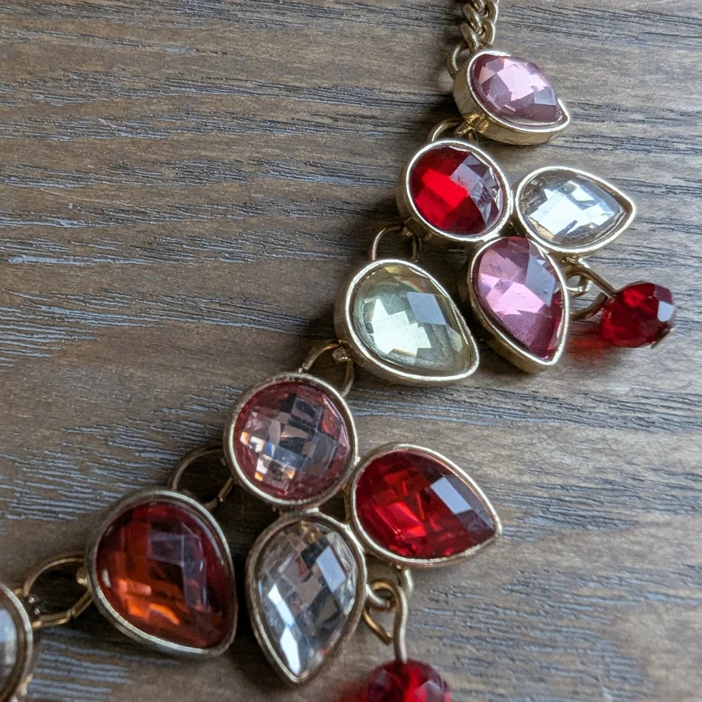 Lauren Conrad Multi Stone Necklace